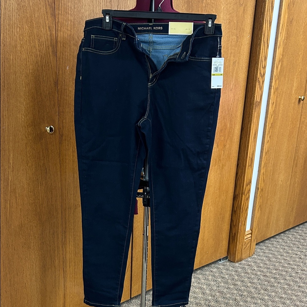 Michael Kors Women's Navy Skinny Jeans